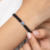 Handmade Black Thread Evil Eye Bracelet